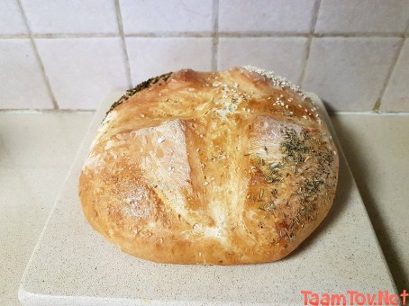 מתכון לחם כפרי ביתי מעולה